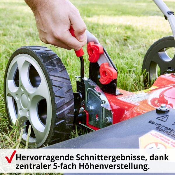 HECHT 5511 Benzin-Mulchmäher – Kraftvoll, vielseitig und perfekt für große Rasenflächen
