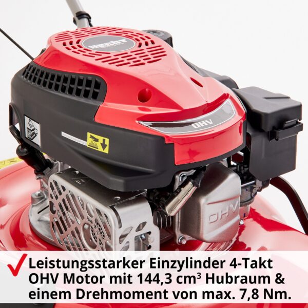 HECHT 5511 Benzin-Mulchmäher – Kraftvoll, vielseitig und perfekt für große Rasenflächen