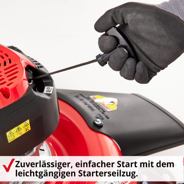 HECHT 5511 Benzin-Mulchmäher – Kraftvoll, vielseitig und perfekt für große Rasenflächen