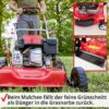 HECHT 5511 Benzin-Mulchmäher – Kraftvoll, vielseitig und perfekt für große Rasenflächen