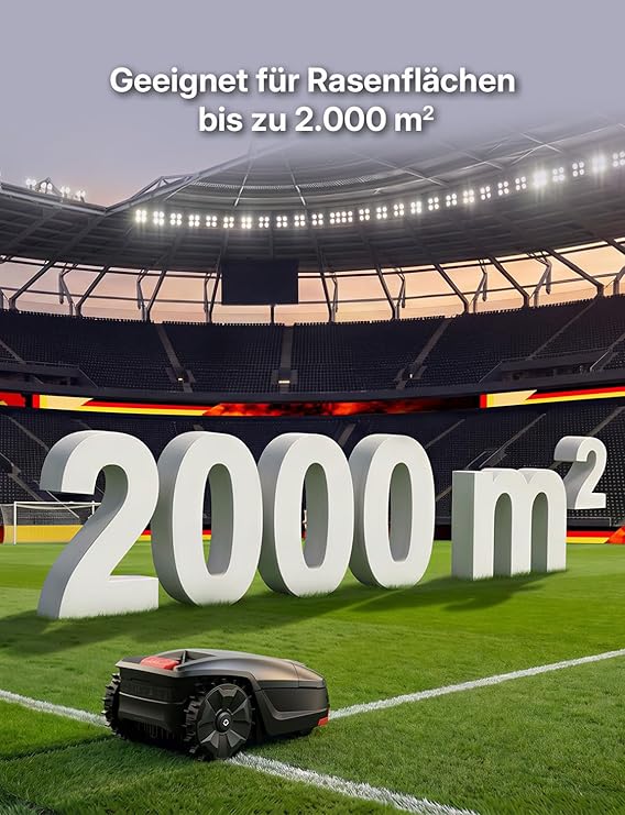 C4 GOALKER UNICUT H1 Mähroboter ohne Begrenzungskabel – 5-in-1 RTK + VSLAM Navigation für bis zu 2.000 m²