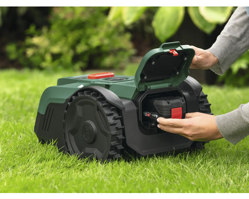 Mähroboter BOSCH VisiMow 18V-100 – Intelligente Rasenpflege ohne Begrenzungsdraht