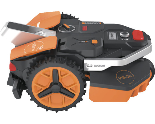 TT9 WORX Landroid Vision M600 – Intelligenter Akku-Mähroboter ohne Begrenzungskabel für Rasenflächen bis 600 m²